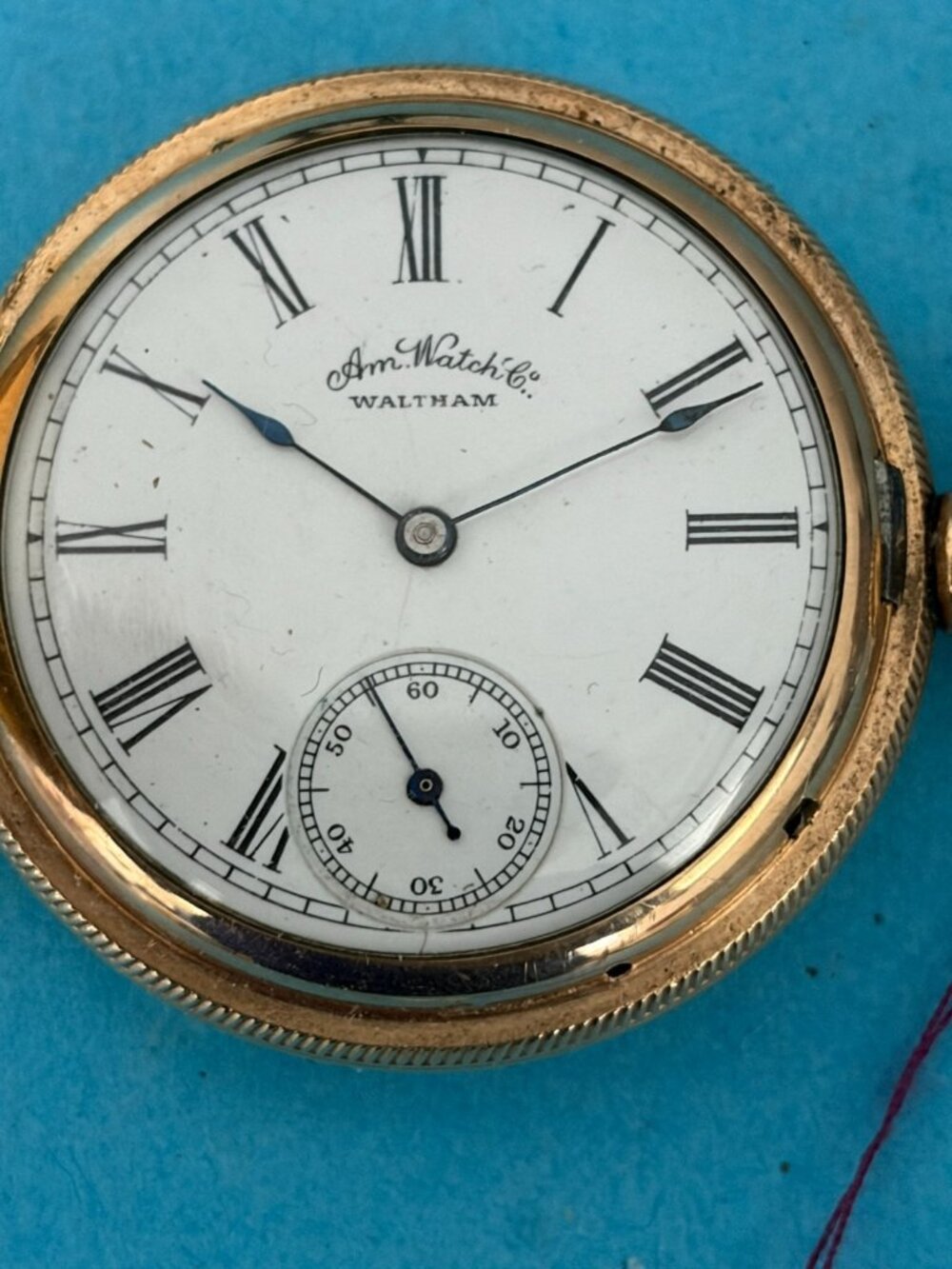 1888 Waltham Am Watch Co Model 1873 Grade E Seaside 7J Pocket Watch 14k Gold Fil